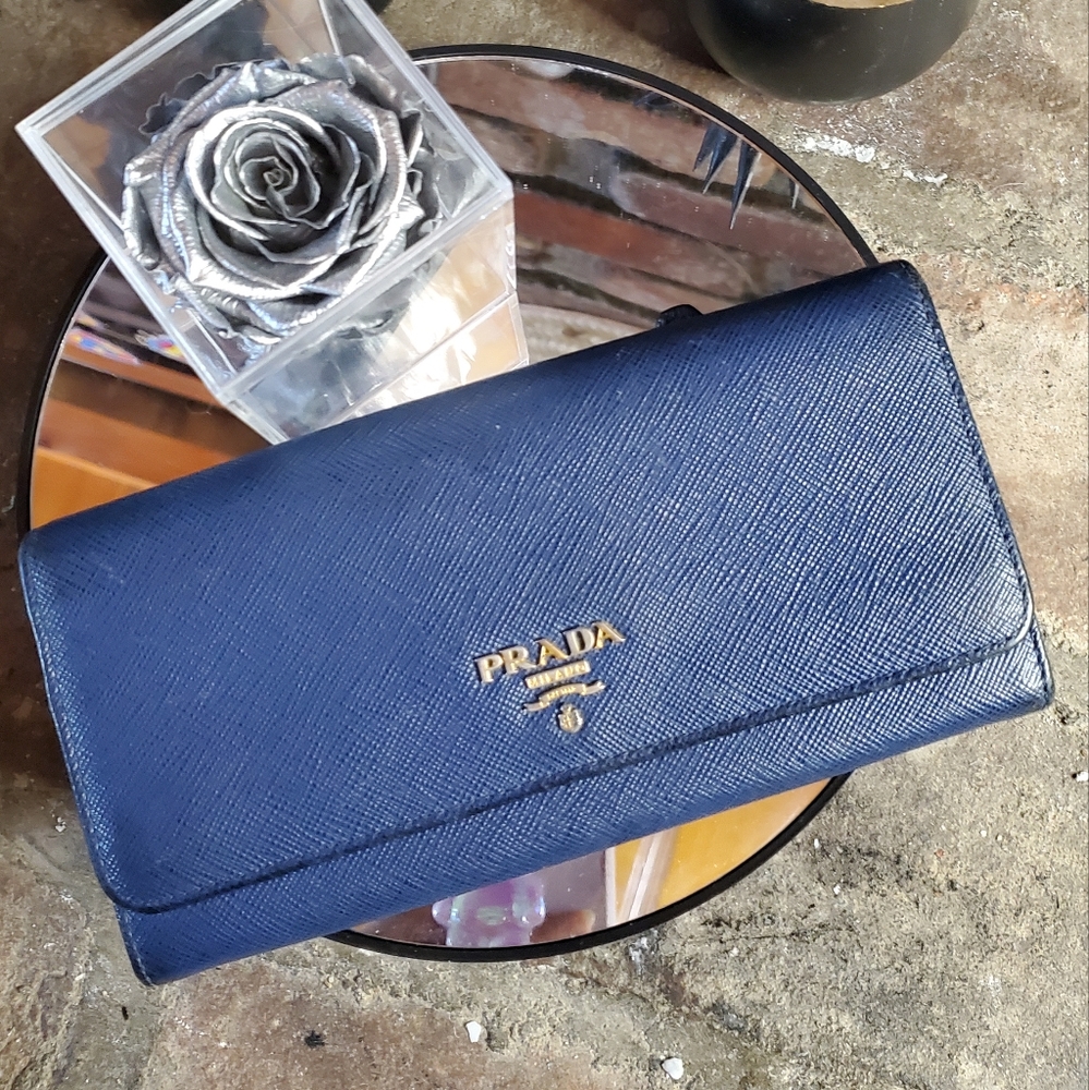 Prada Saffiano Long Wallet